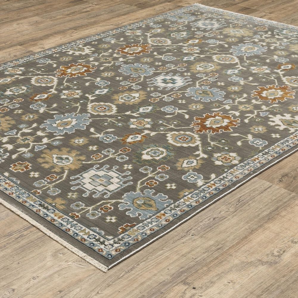 Oriental Weavers Keira Grey and Multicolor 7&#39;10&quot; x 10&#39;10&quot; Area Rug, , large
