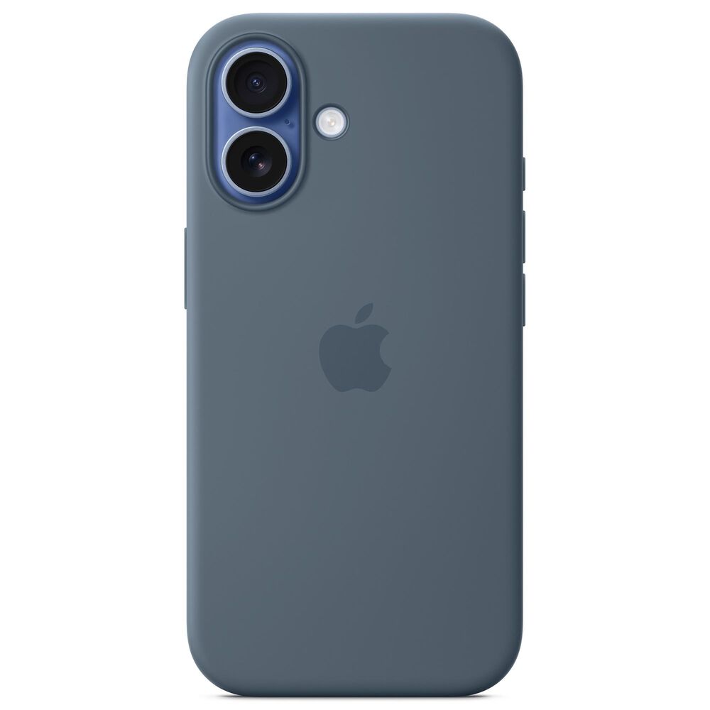 Apple Silicone Case with MagSafe for iPhone 17 in Anchor Blue, , large