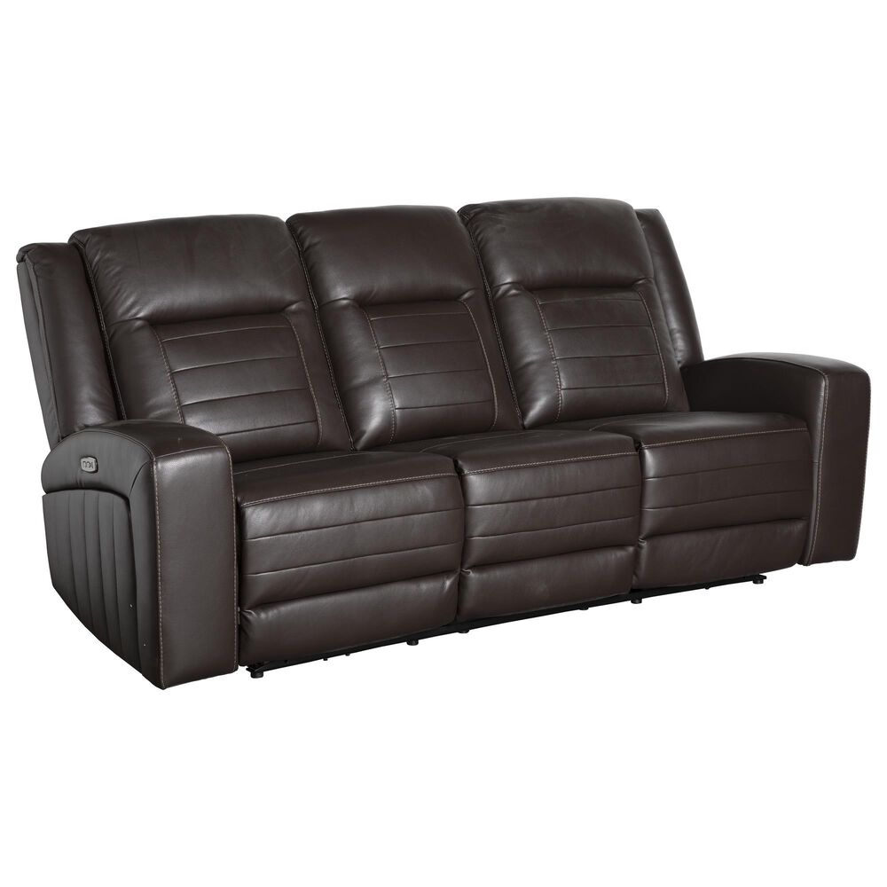 Interlochen Power Reclining Sofa with Adjustable Headrest in Deltona Cedar, , large