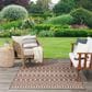 Nourison Positano Southwestern Natural 5" x 7" Indoor/Outdoor Area Rug, , large