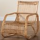 Baxton Studio Blanca Rattan Accent Chair in Natural, , large