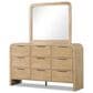 Furniture of America Hayes 9-Drawer Dresser in Natural, , large