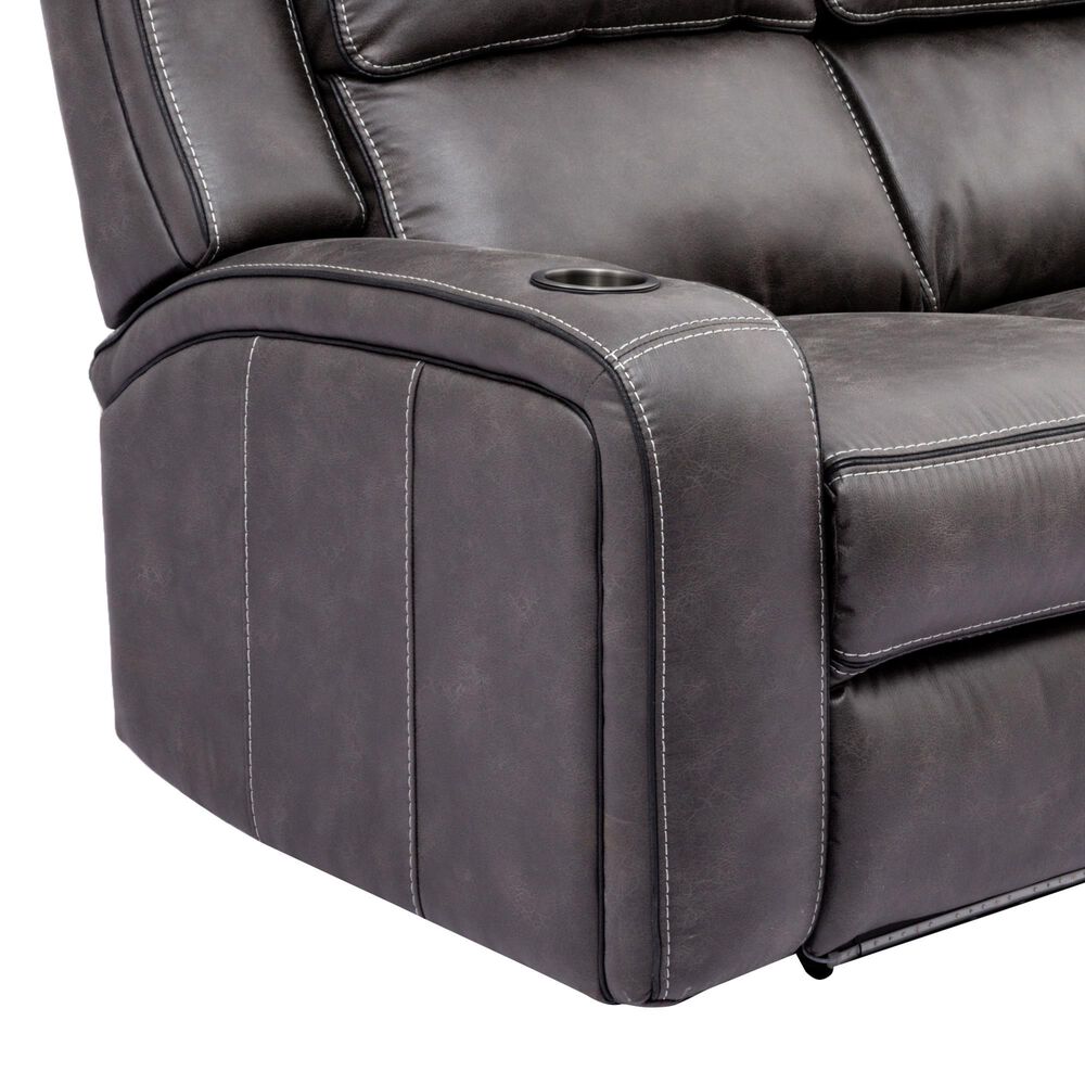 Oxford Furniture 2-Piece Power Reclining Living Room Set in in Cowboy Granite, , large
