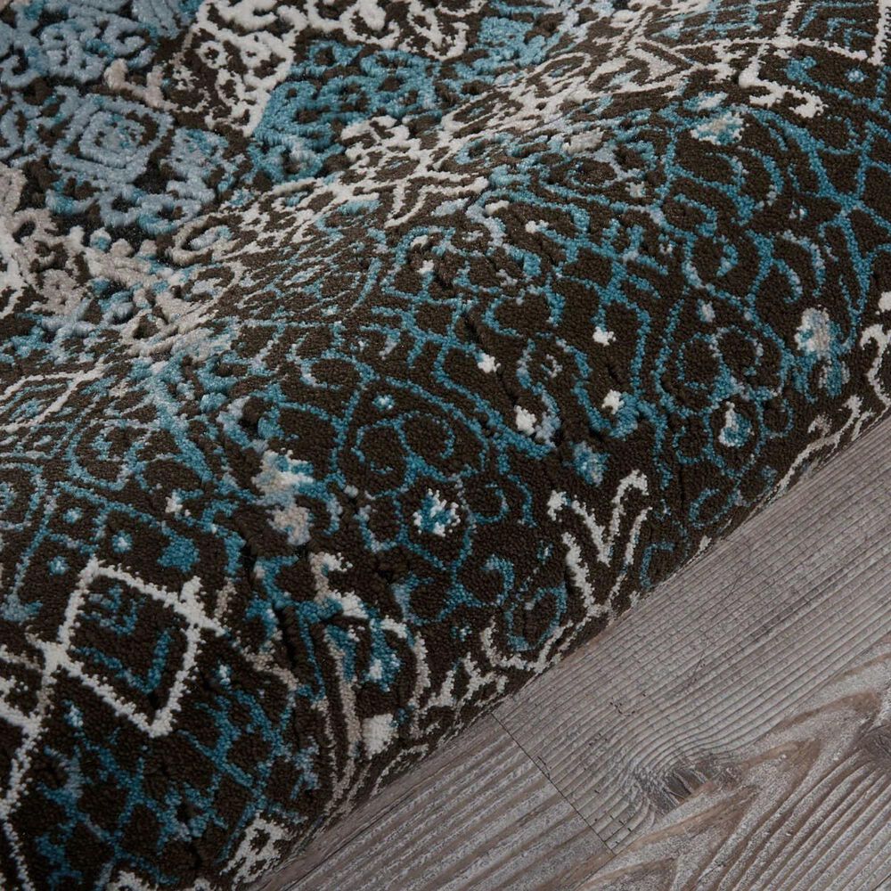 Nourison Karma 7&#39;10&quot; x 10&#39;6&quot; Blue Area Rug, , large