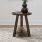 Belle Furnishings Rowland Round Chairside Table in Bronze Spice, , large