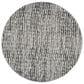 Safavieh Adirondack ADR117A 6" Round Black and Silver Area Rug, , large