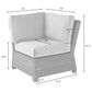 Crosley Furniture Bradenton 5-Piece Patio Sectional Set in Gray and Brown, , large