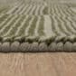 Karastan Broken Stripe 8" x 10" Moss Area Rug, , large
