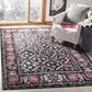 Safavieh Adirondack ADR203Z 3" x 5" Black and Fuchsia Area Rug, , large