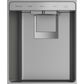 Monogram 36" Smart Built-In Side by Side Refrigerator with Dispenser in Stainless Steel, , large