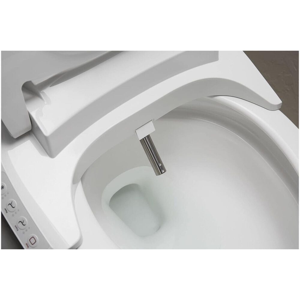 Kohler PureWash E700 Elongated Bidet Toilet Seat with Remote Control in White, , large