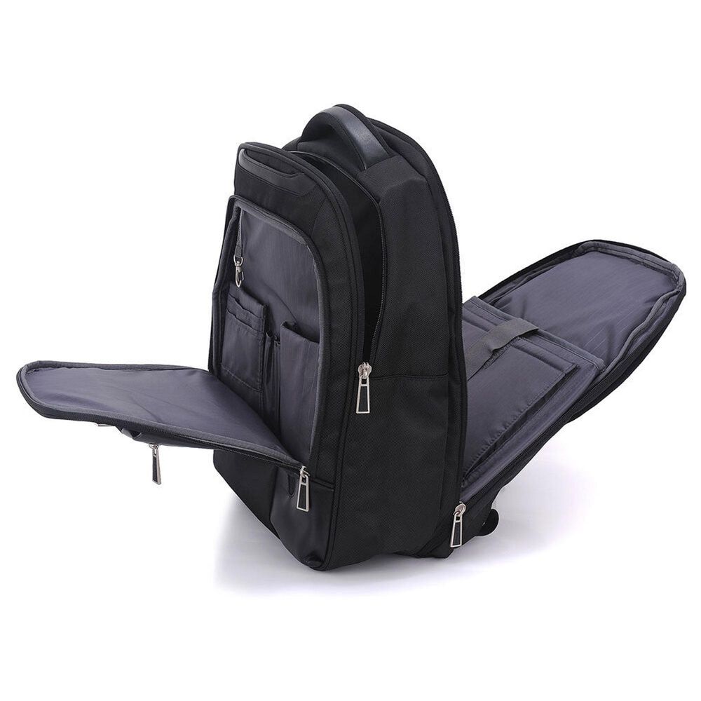 EcoStyle Tech Exec Backpack in Black, , large
