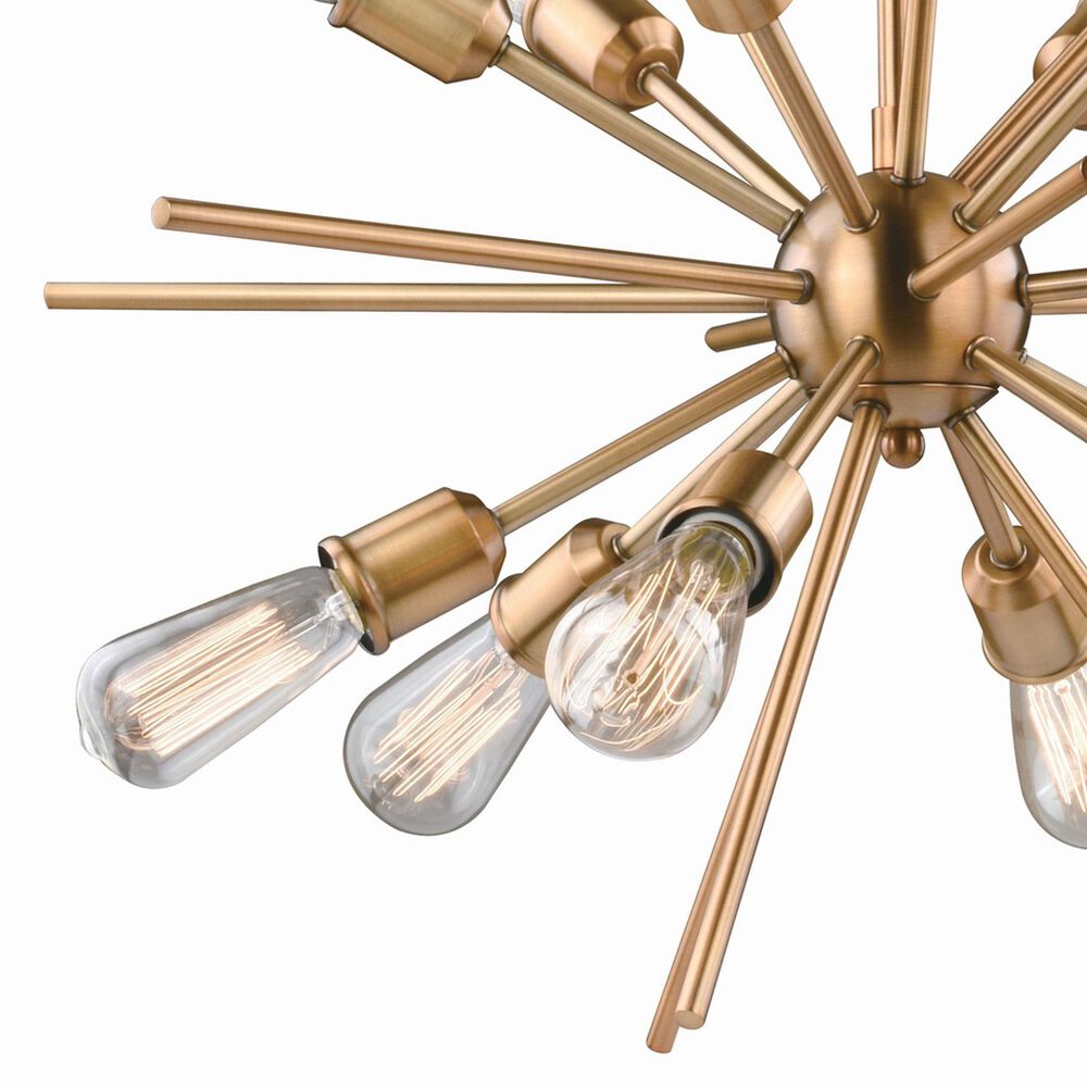 Vaxcel International Co. Ltd. Estelle 12-Light Pendant in Natural Brass, , large