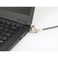 Manhattan Keyed Laptop Lock for Nano Security Slot in Translucent Black and Silver, , large