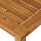 Hearth and Haven Peyton 2-Piece Patio Conversation Set with Beige Cushion in Teak, , large