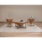 Fallridge Patagonia Cocktail Table in Reddish Brown and Gold, , large