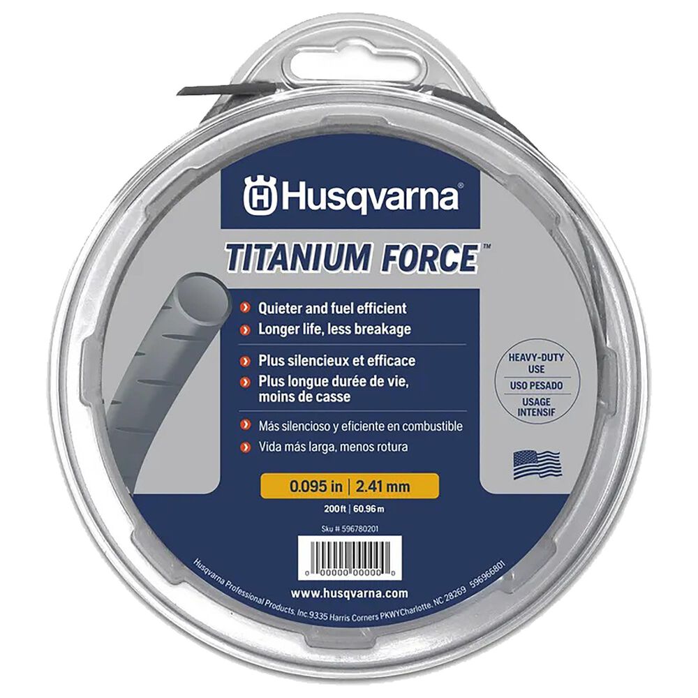 Husqvarna 0.095 x 200' Titanium Trimmer Line