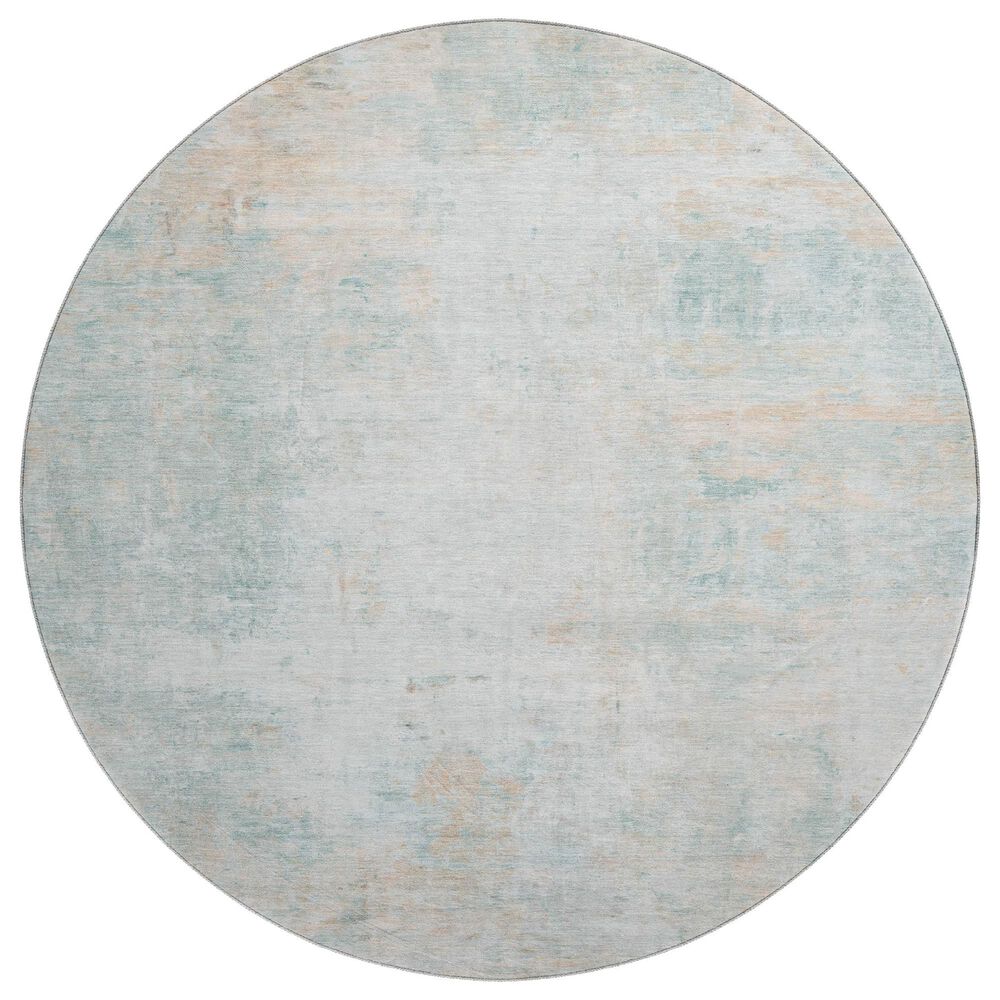 Dalyn Rug Company Ravenna RN1 8" Round Seafoam Area Rug, , large