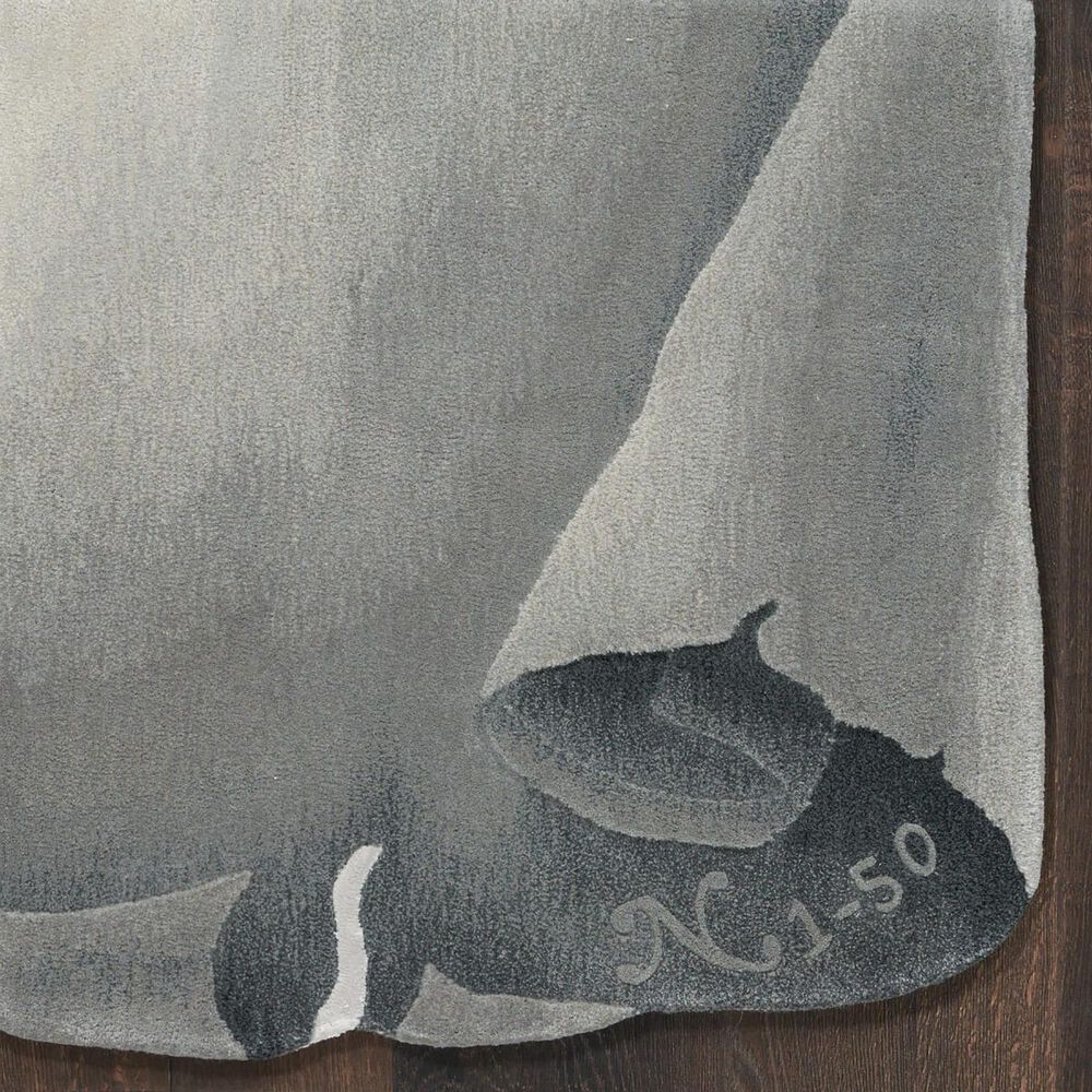 Nourison Limited Edition Grey 7&#39;9&quot; x 9&#39;9&quot; Area Rug, , large