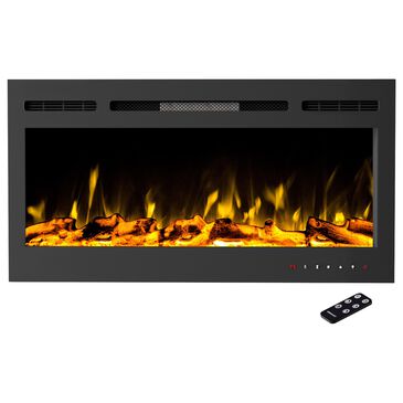 Timberlake Hastings Home 36" Electric Fireplace in Black, , large
