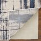 Feizy Indio 6"7" x 9"6" Blue and Ivory Area Rug, , large
