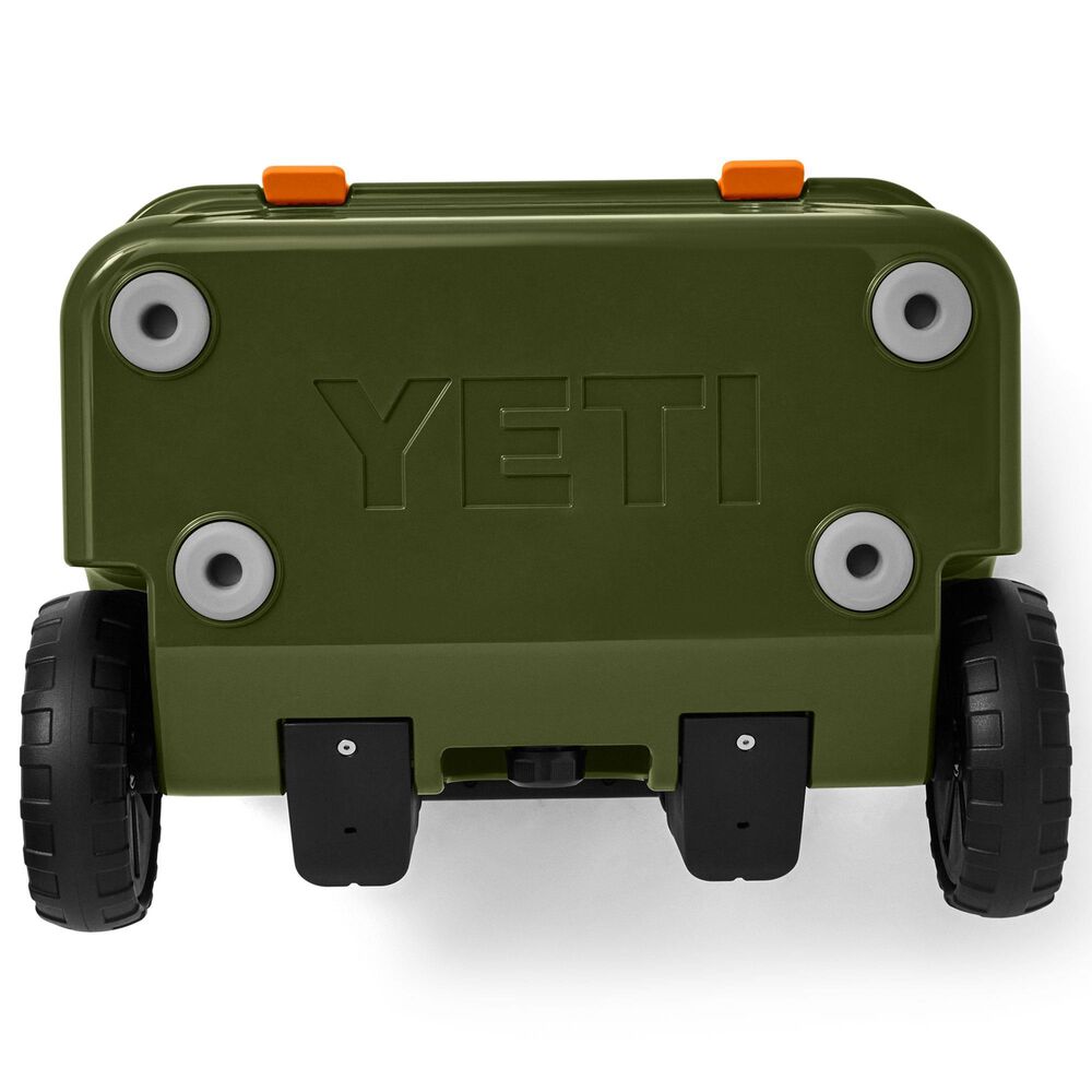 YETI Roadie 32 Wheeled Cooler in Olive and King Crab Orange, , large