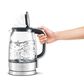 Breville 57 Oz Crystal Electric Kettle in Brushed Stainless Steel and Clear, , large
