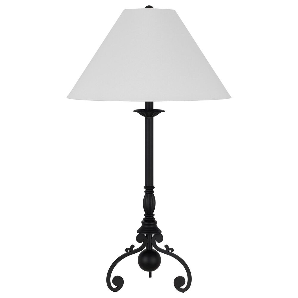 Cal Lighting Ironcrest Table Lamp in Iron Black, , large