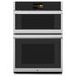 GE Profile 30" Double Electric Wall Oven with Convection in Stainless Steel, , large