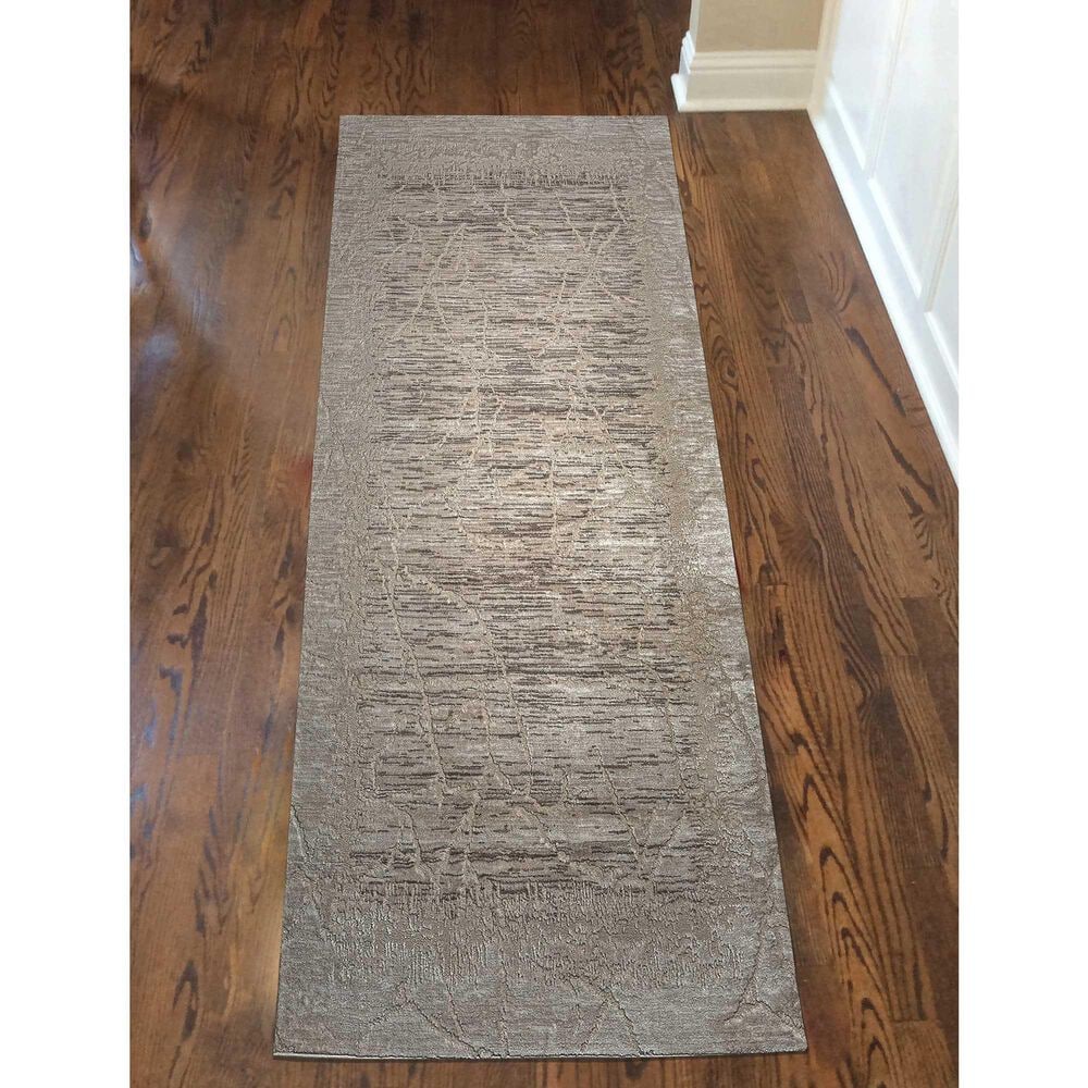 Radici USA Davide Abstract 2&#39;2&quot; x 7&#39;7&quot; Beige Area Rug, , large