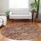Dalyn Rug Company Tabrook TB3 Terracotta 8" Round Area Rug, , large