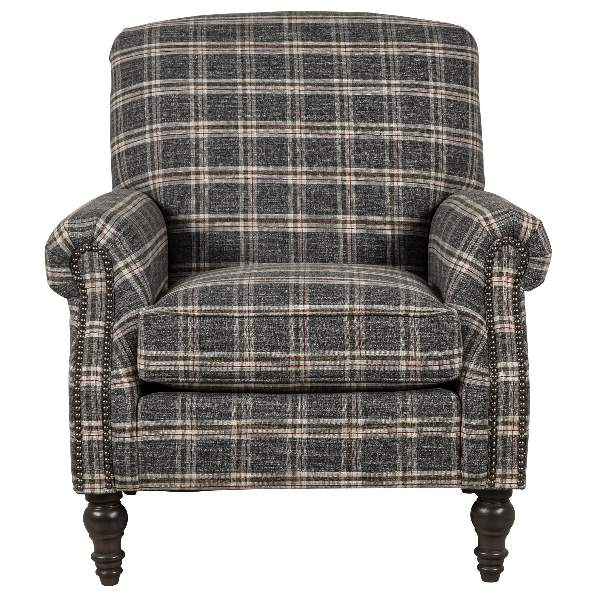 Smith Brothers Occasional Chair in Charcoal Gray NFM