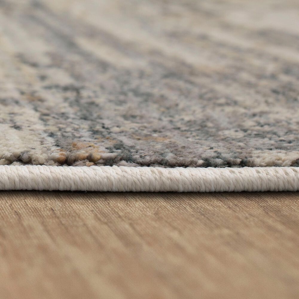 Karastan Echo Belino 2&#39;7&quot; x 7&#39;3&quot; Beige Runner, , large