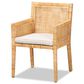Baxton Studio Karis Arm Chair in Natural, , large