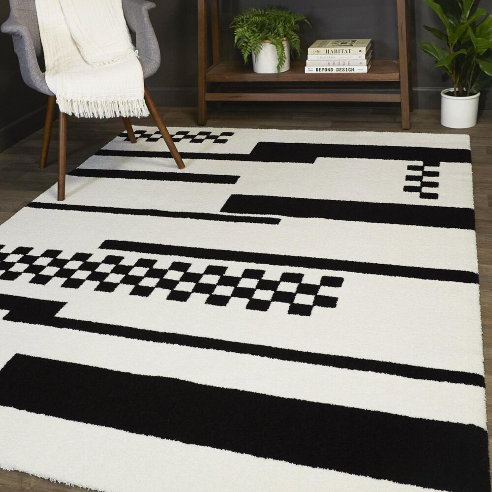 Balta Rugs Bernini 5&#39;3&quot; x 7&#39; White Area Rug, , large