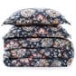 HiEnd Accents Derby 3-Piece King Comforter Set in Sapphire, , large