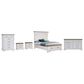 Sasha Lee Queen Storage Bed with Dresser Chest and 2 Nightstands in 2 Tone Hickory, , large