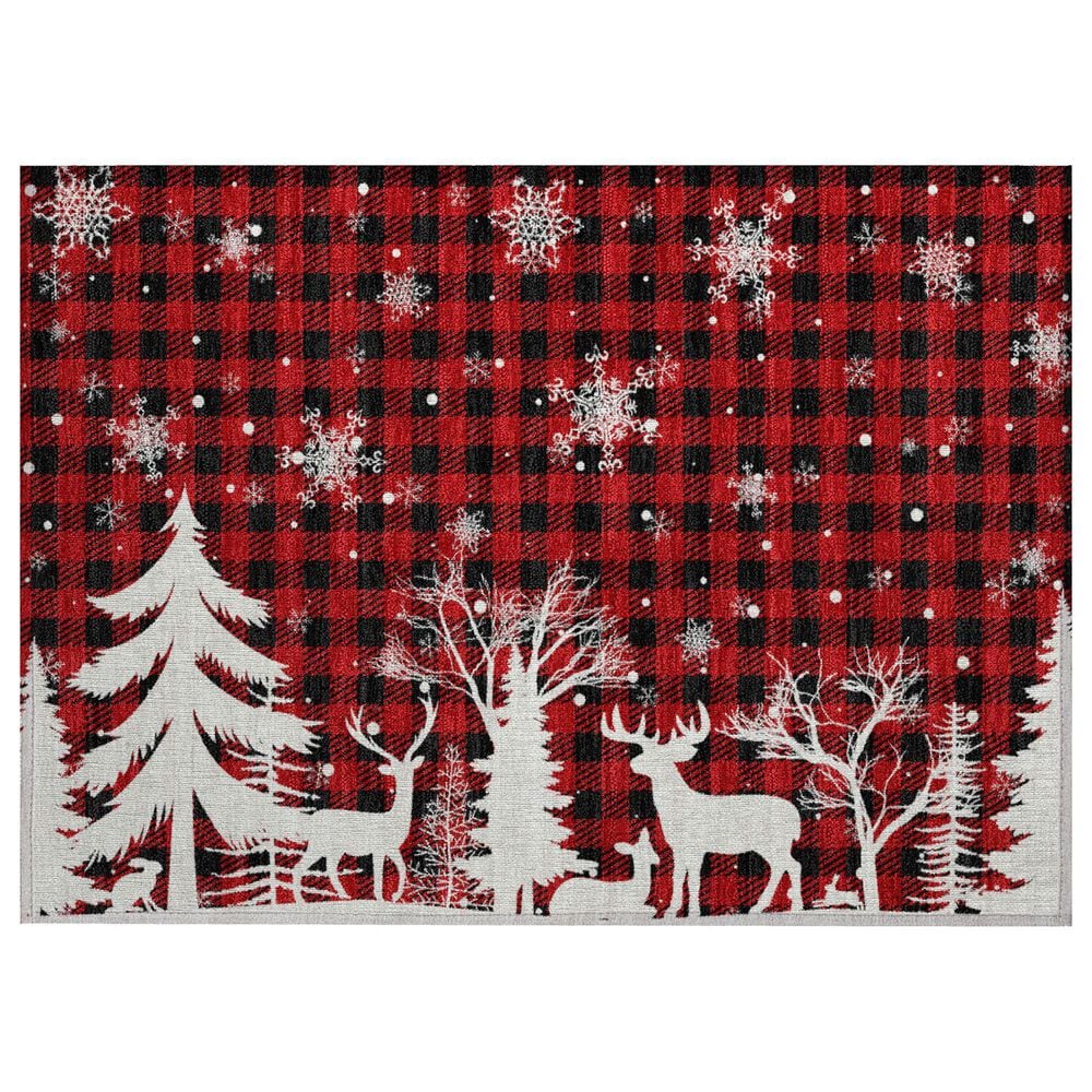 Dalyn Rug Company Wonderland WN32 1"8" x 2"6" Red Indoor/Outdoor Area Rug, , large