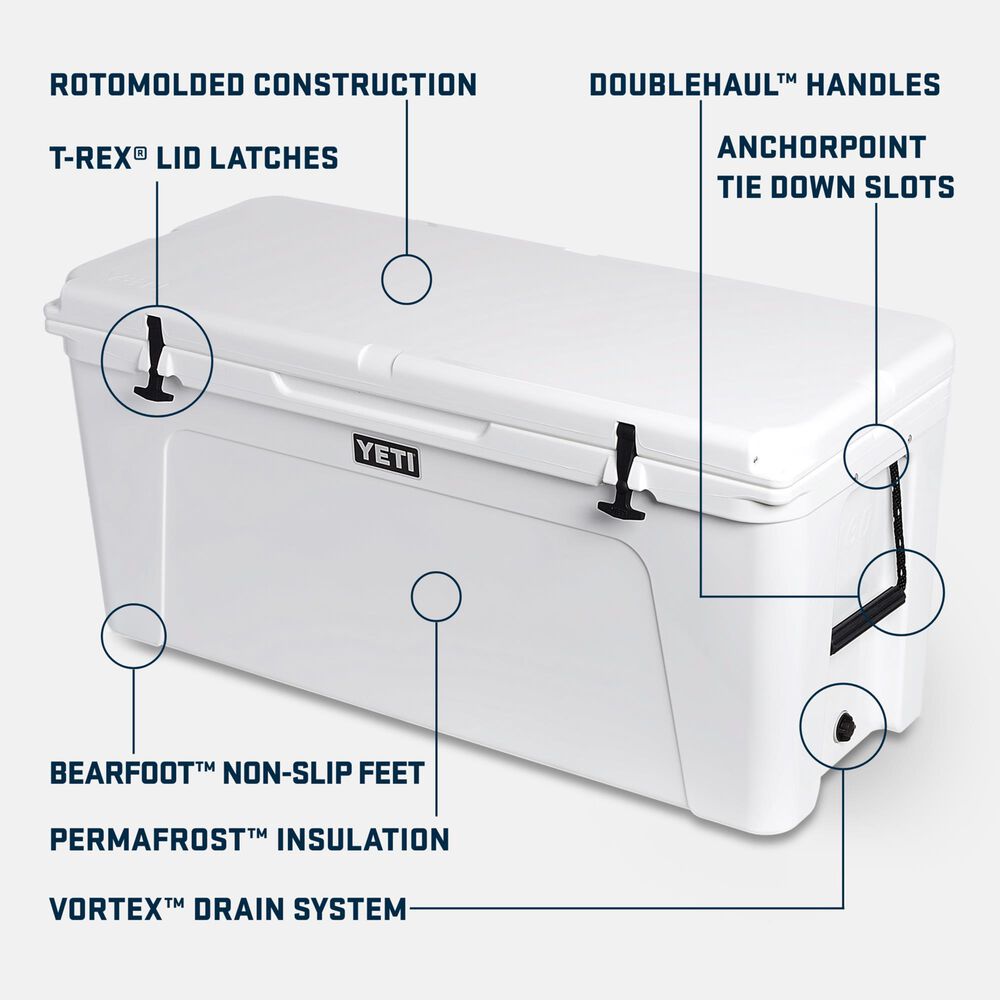 YETI Tundra 160 Hard Cooler in White, , large