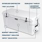 YETI Tundra 160 Hard Cooler in White, , large