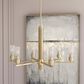Hunter Gatz 6-Light Chandelier in Alturas Gold, , large