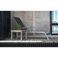 Three Birds Casual Avanti Patio Side Table in Golden Brown and Stainless Steel, , large