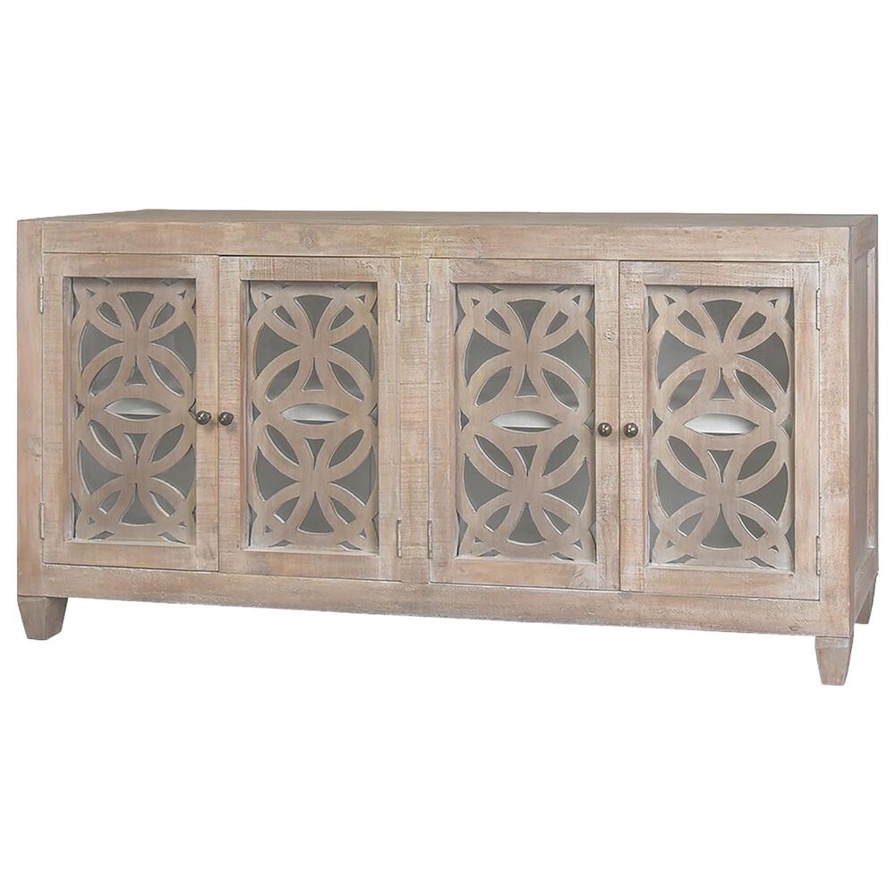 Rustic Root Phoenix 72" 4-Door Console in Cream, , large