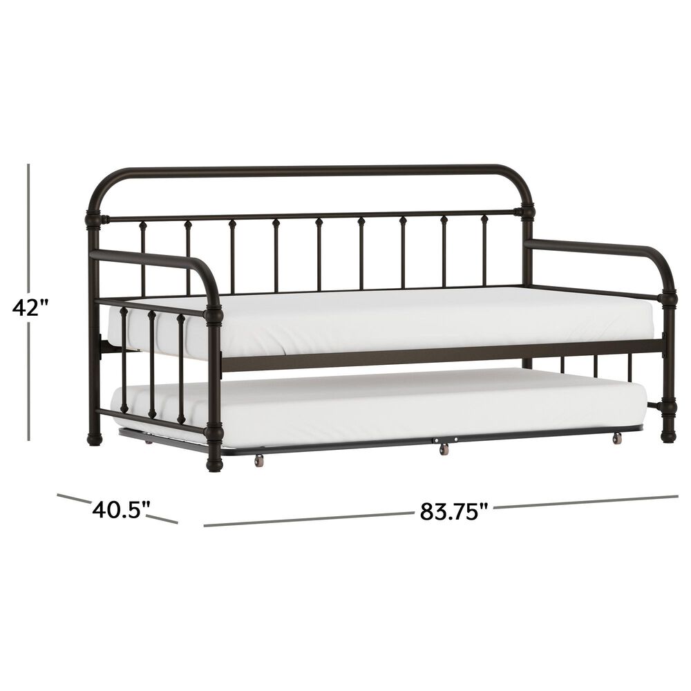 Richlands Furniture Kirkland Metal Twin Stat Daybed in Dark Bronze, , large