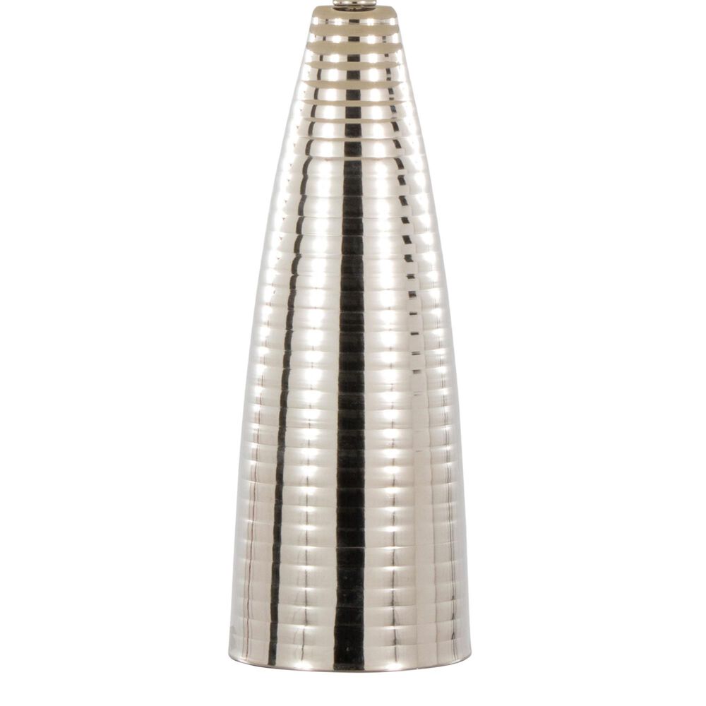Grandview Gallery Maya 27&quot; Metal Table Lamp in Polished Nickel, , large