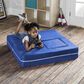 Jaxx Zipline Modular Kids Loveseat & Ottomans in Blueberry, , large