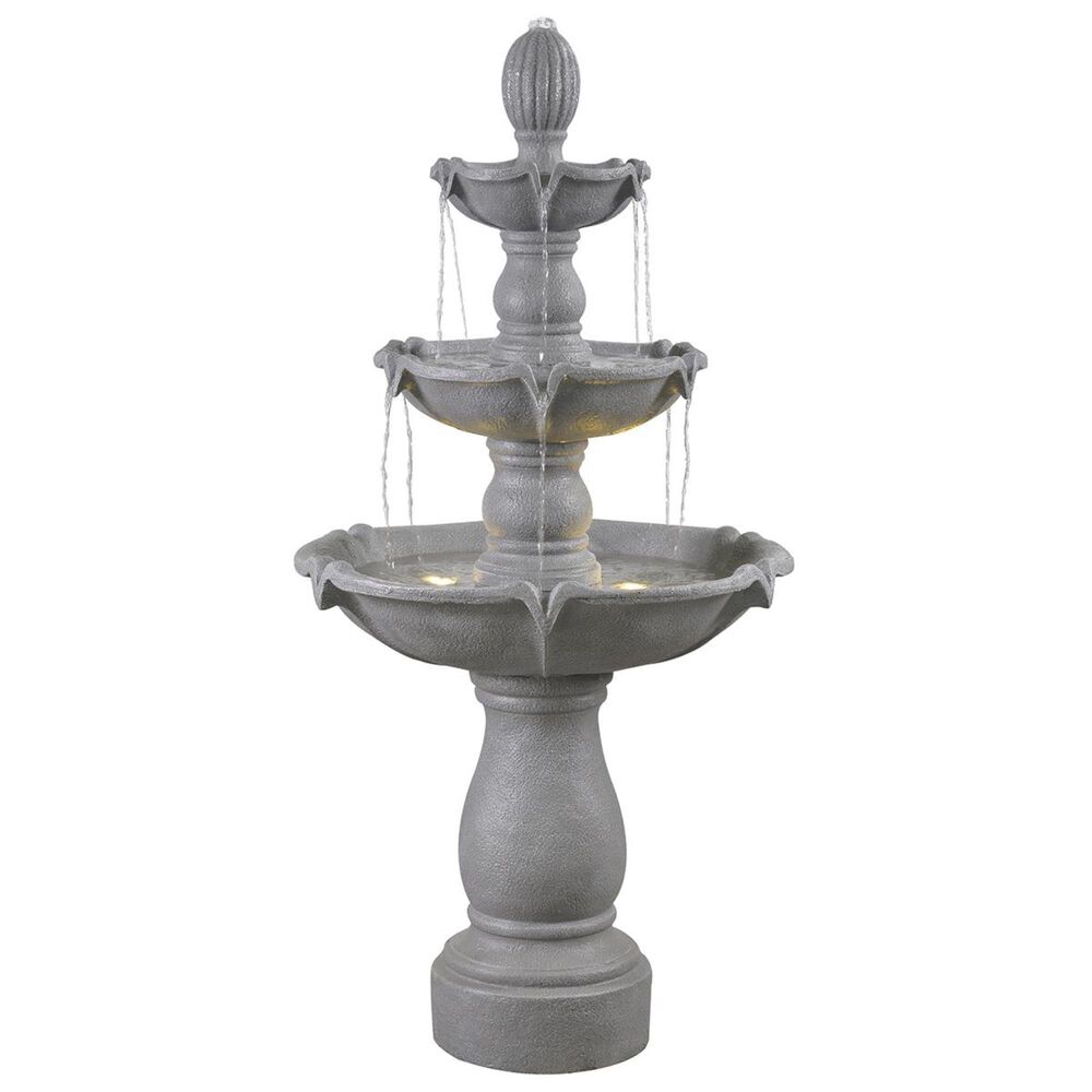 Kenroy Plantation Outdoor Floor Fountain in Concrete, , large
