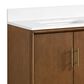 37B Mertola 30" Single Bathroom Vanity Cabinet in Dark Maplewood with White Composite Stone Top and Backsplash, , large