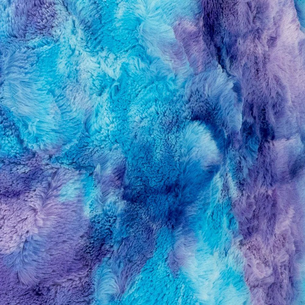 Jaxx Huggy The Octopus Sea Buddy Large Kids Stuffed Animal Bean Bag in Tie-Dye Mystic Blue and Purple, , large