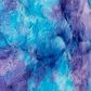 Jaxx Huggy The Octopus Sea Buddy Large Kids Stuffed Animal Bean Bag in Tie-Dye Mystic Blue and Purple, , large